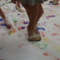 Malowanie stopami - Gr. Pompoloni